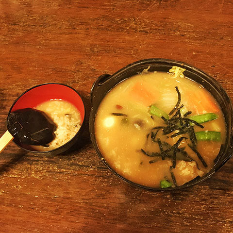 小作さんのほうとうに感激