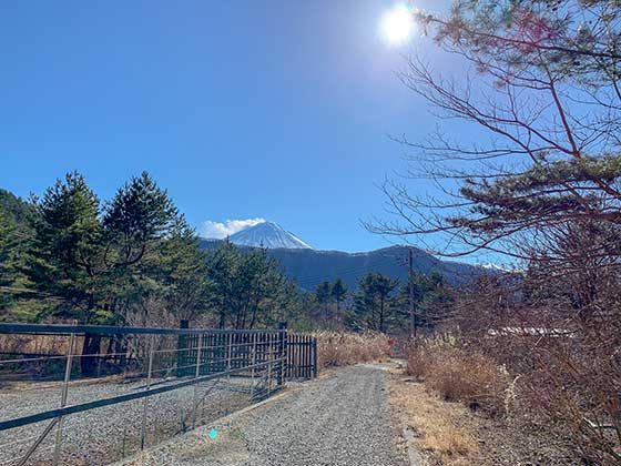 西湖の富士山撮影ポイントへ　道順